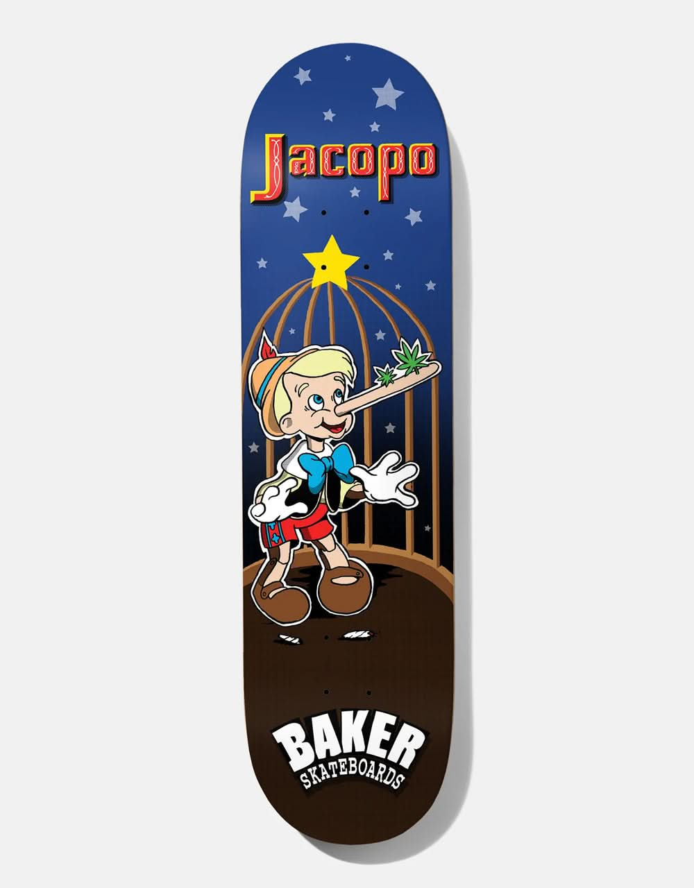 Baker Jacopo Lies Skateboard Deck - 8"