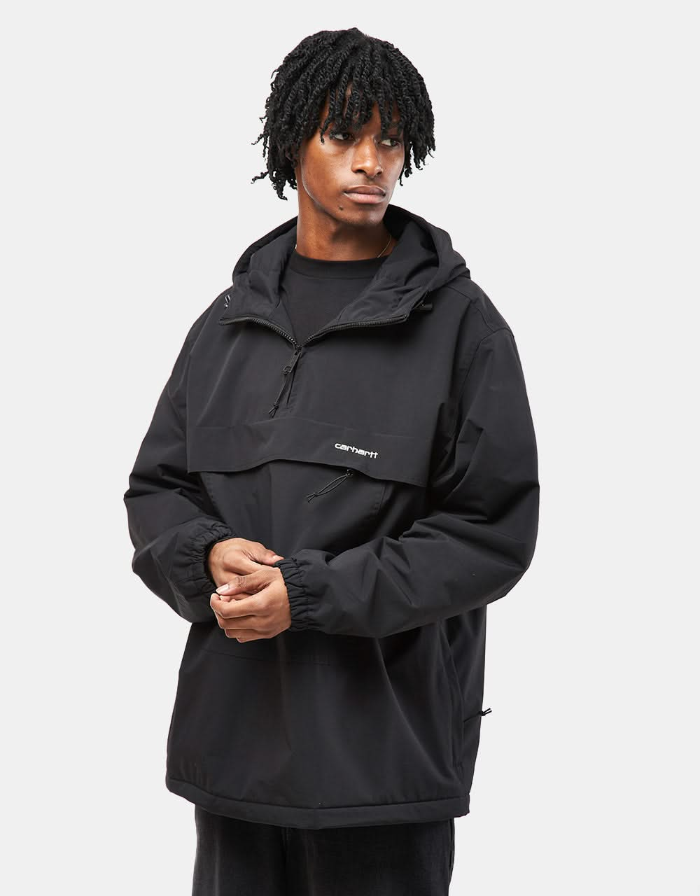 Carhartt WIP Windbreaker Pullover (Winter) - Black/White