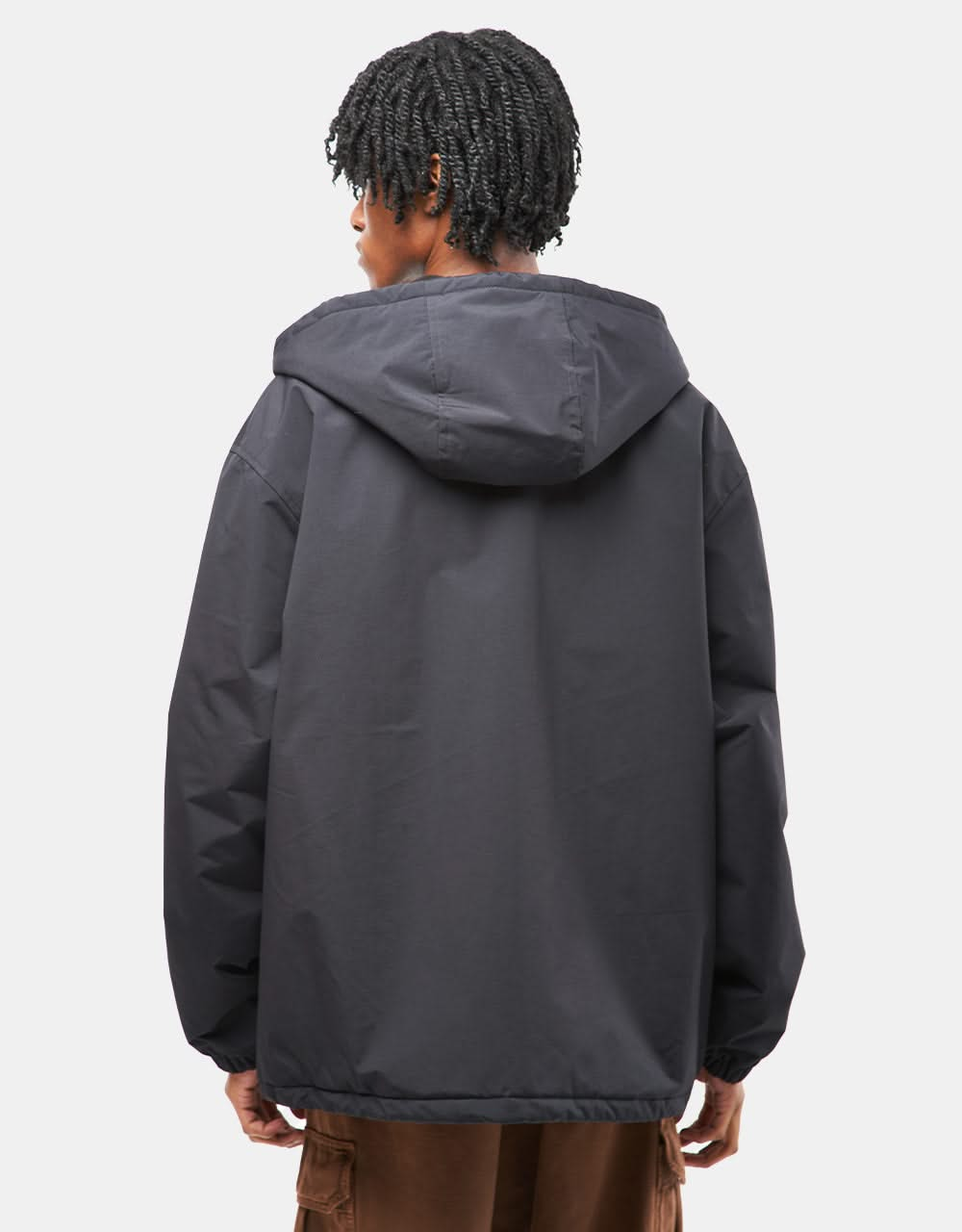 Carhartt WIP Hooded Coach Jacket - Black/White