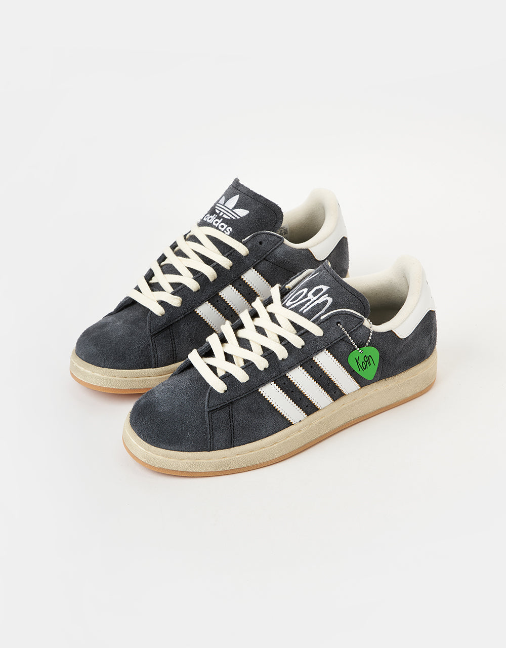 adidas x Korn Campus 2 Shoes - Carbon/White/Off White