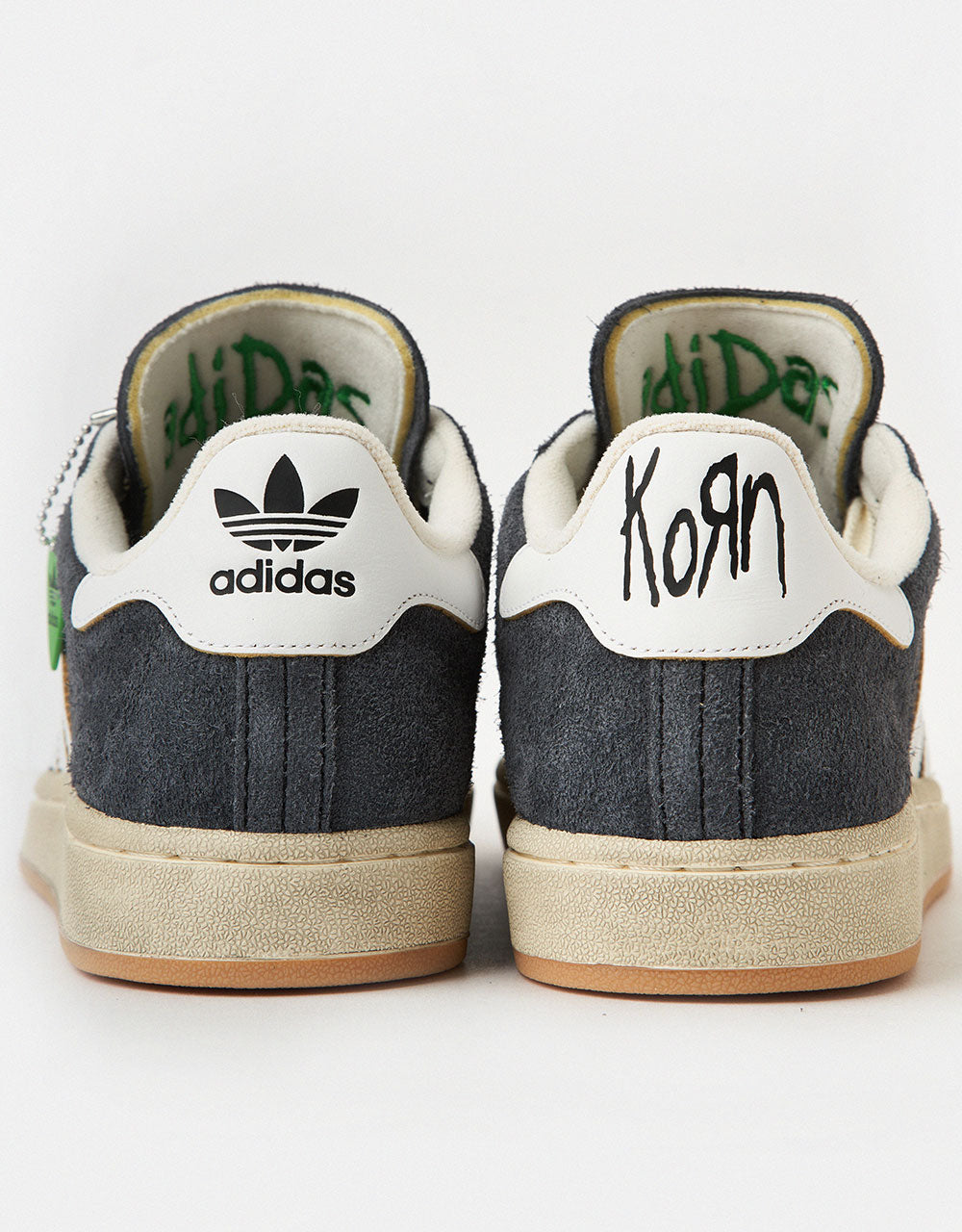 adidas x Korn Campus 2 Shoes - Carbon/White/Off White