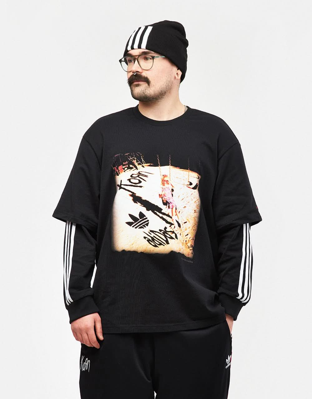 adidas x Korn L/S T-Shirt - Black