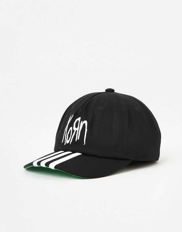 adidas x Korn Logo Snapback Cap - Black/White