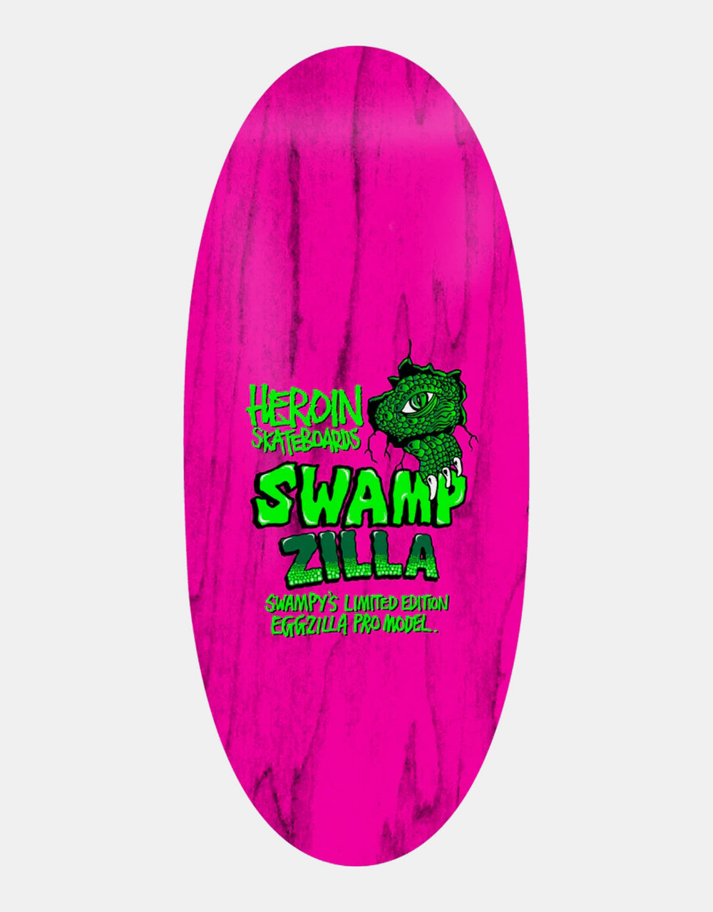 Heroin Swampy Swampzilla Skateboard Deck - 13"