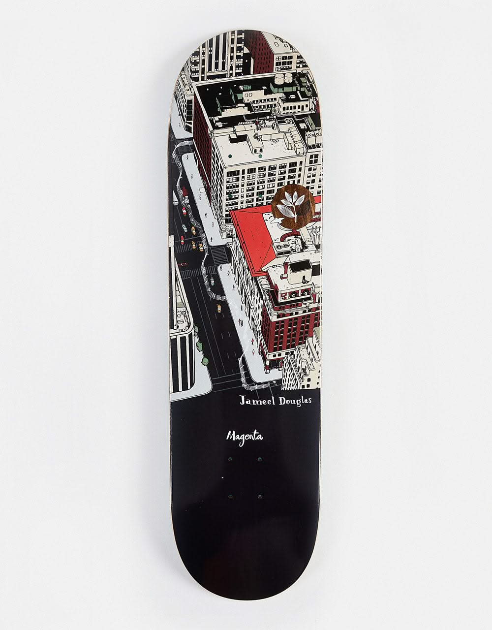 Magenta Jameel City Jazz 'Steep' Skateboard Deck - 8.5"