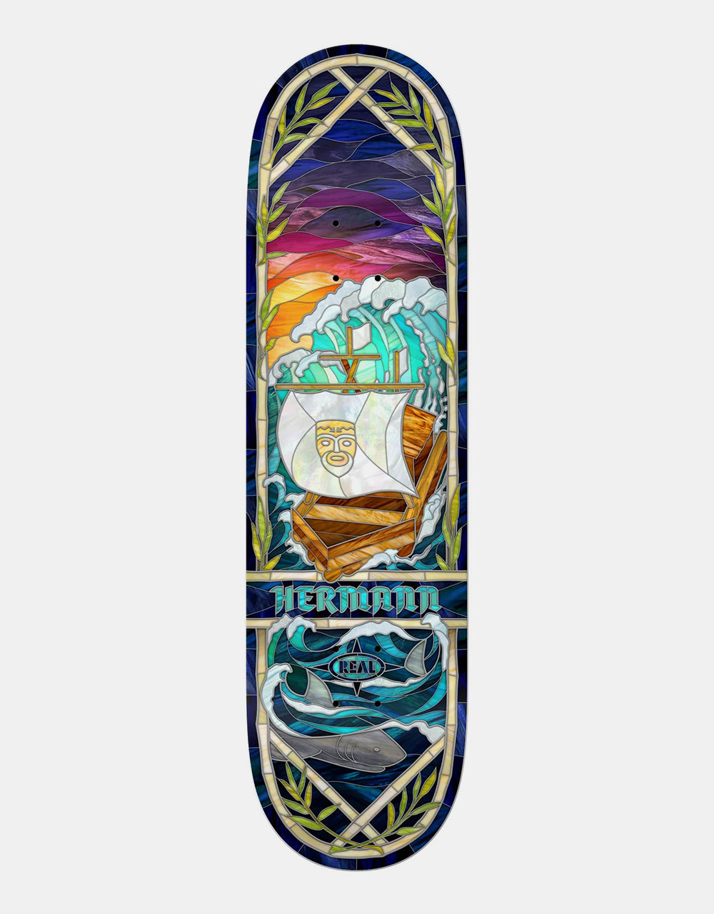 Real Herman Cathedral Skateboard Deck - 8.38"