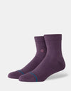 Stance Icon Quarter Classic Crew Socks - Grape