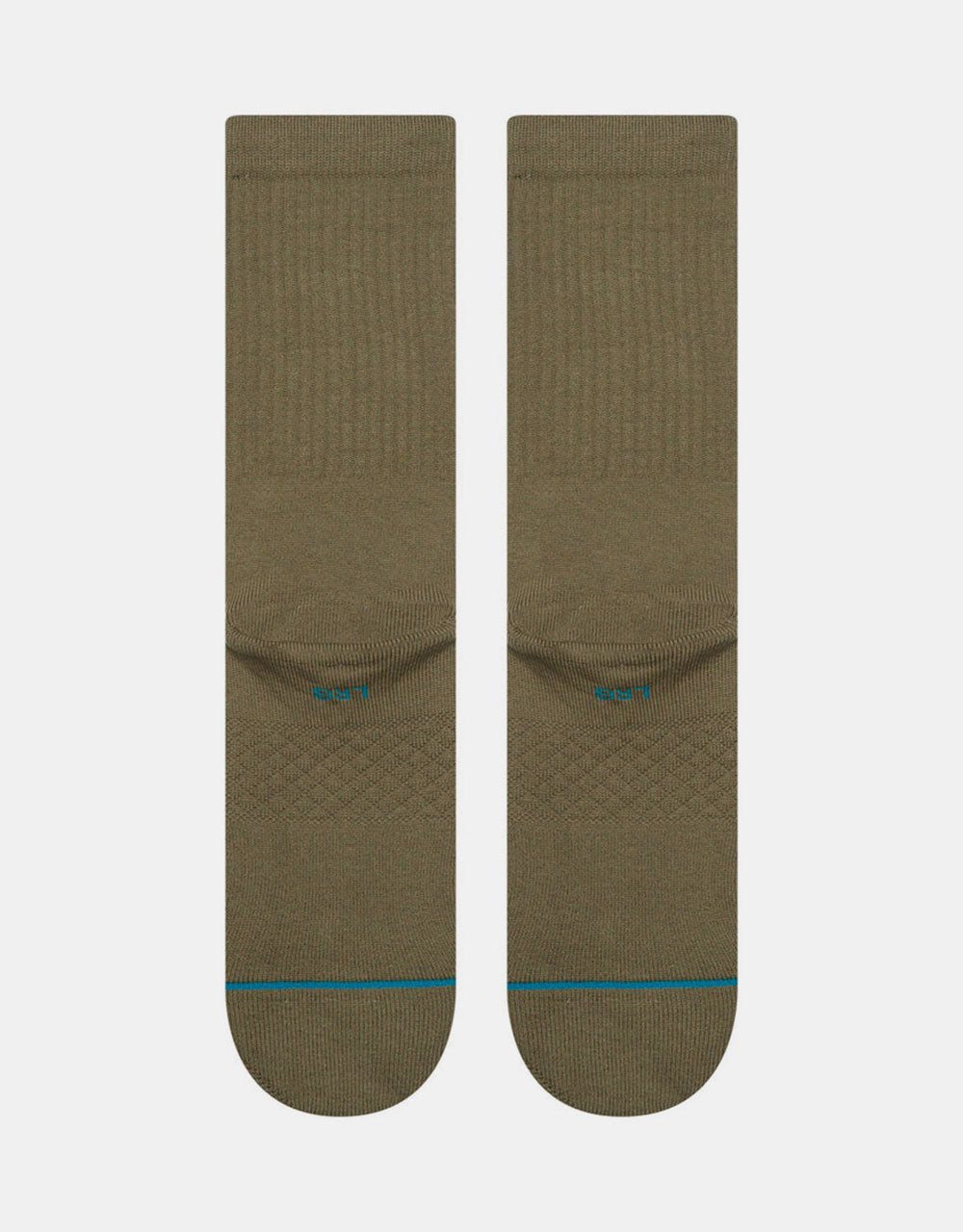 Stance Icon Classic Crew Socks - Olive Green