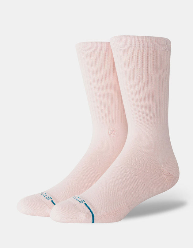 Stance Icon Classic Crew Socks - Pink