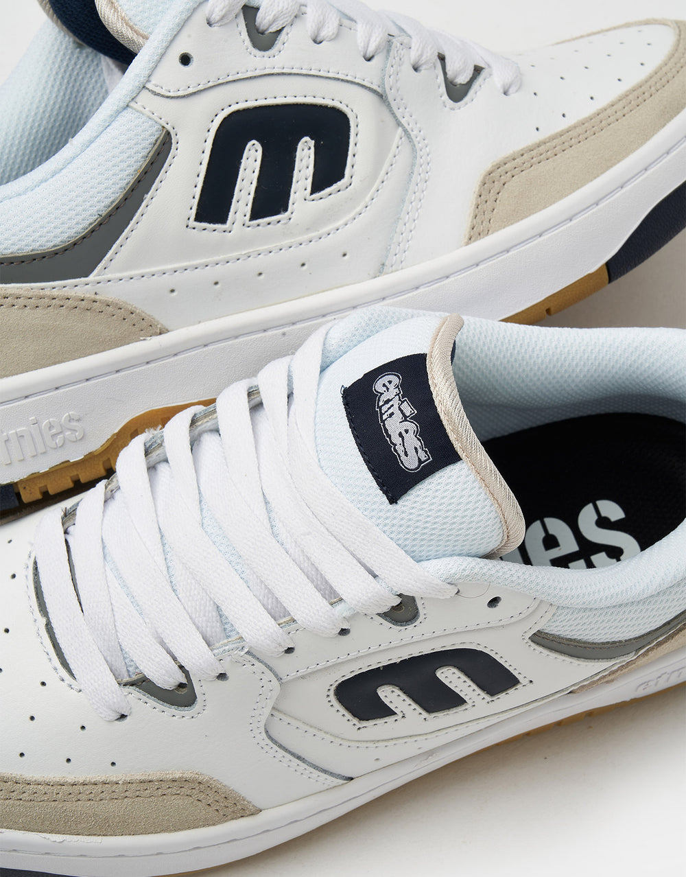 Etnies Loot Skate Shoes - White/Navy