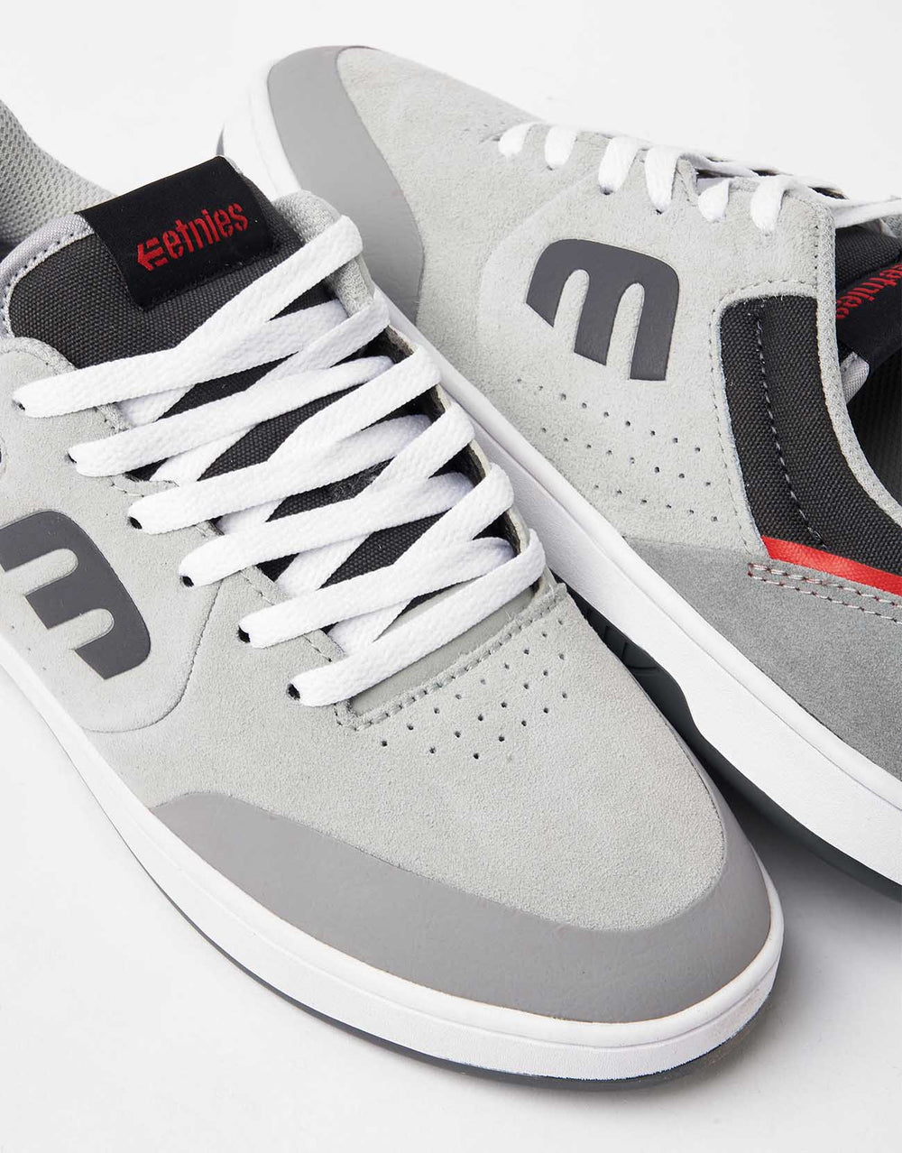 Etnies x Michelin Marana Skate Shoes - Grey/Grey/Red