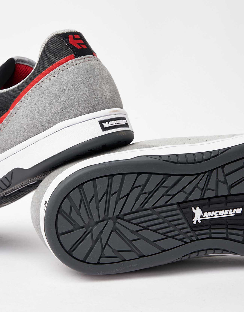 Etnies x Michelin Marana Skate Shoes - Grey/Grey/Red