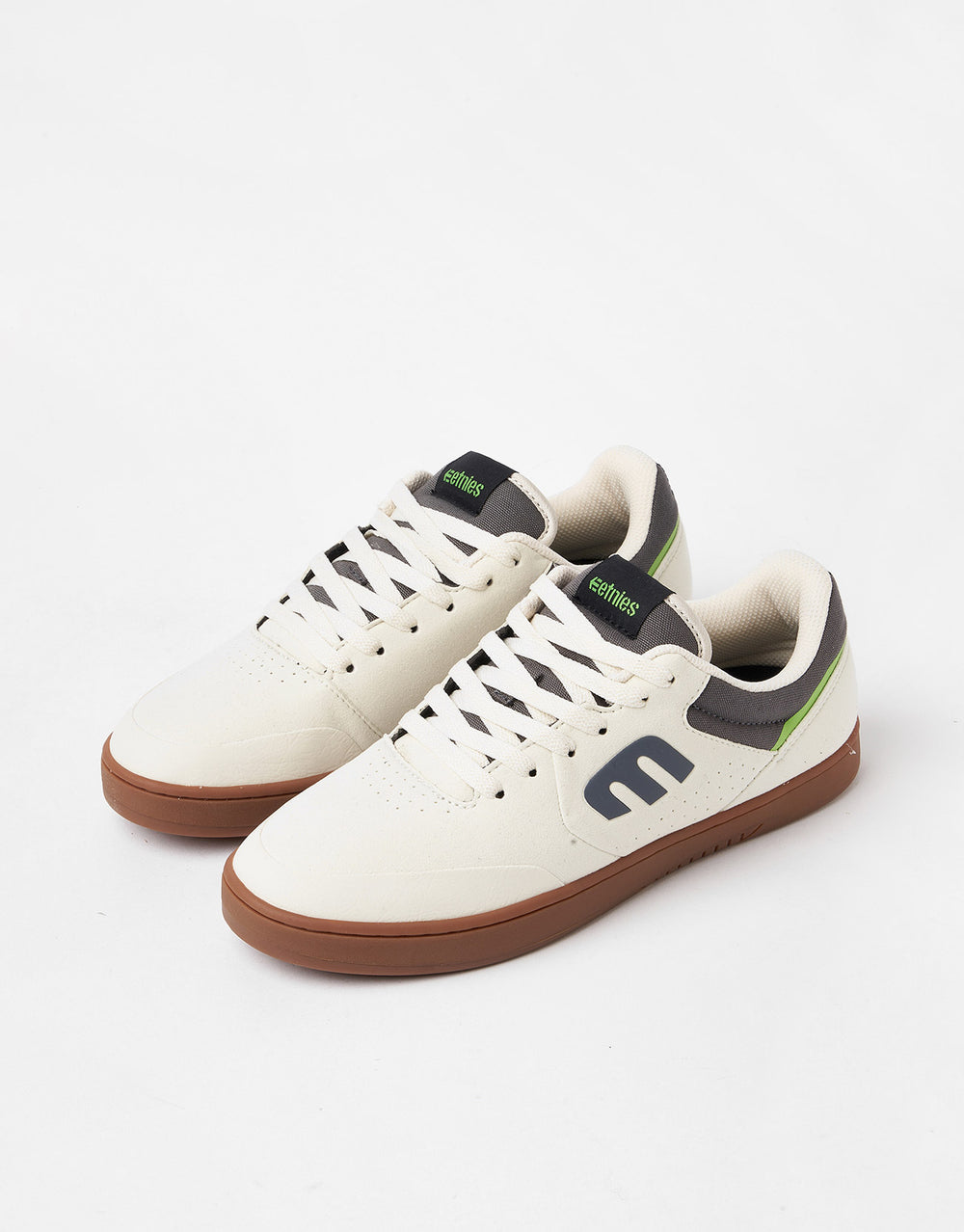 Etnies x Michelin Marana Skate Shoes - White/Grey/Gum