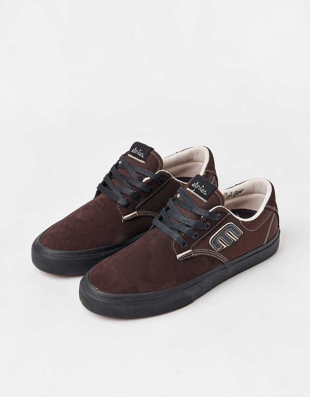 Etnies Barge Plus Skate Shoes - Brown/Black