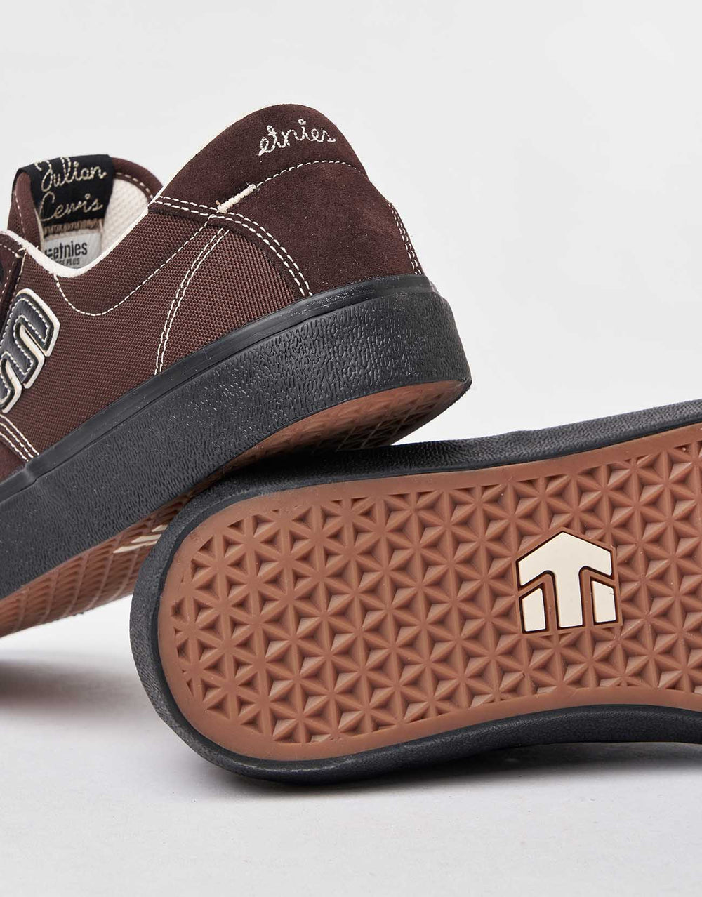 Etnies Barge Plus Skate Shoes - Brown/Black