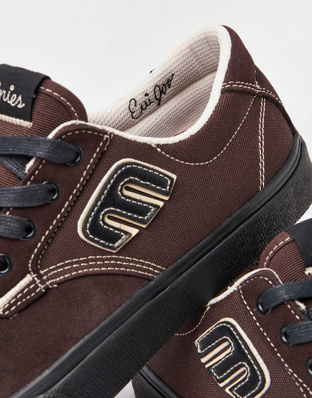 Etnies Barge Plus Skate Shoes - Brown/Black