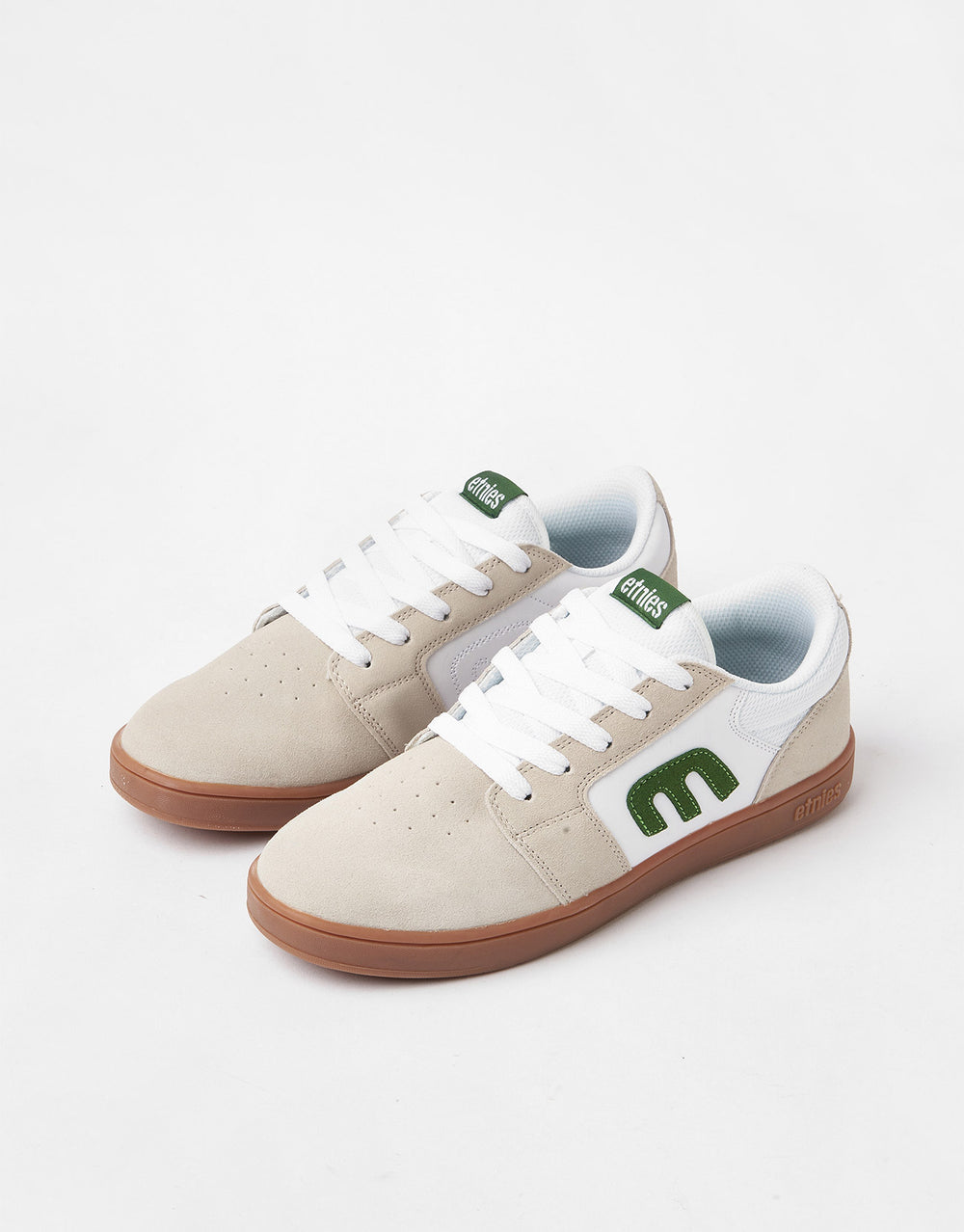 Etnies Cresta Skate Shoes - White/Green/Gum