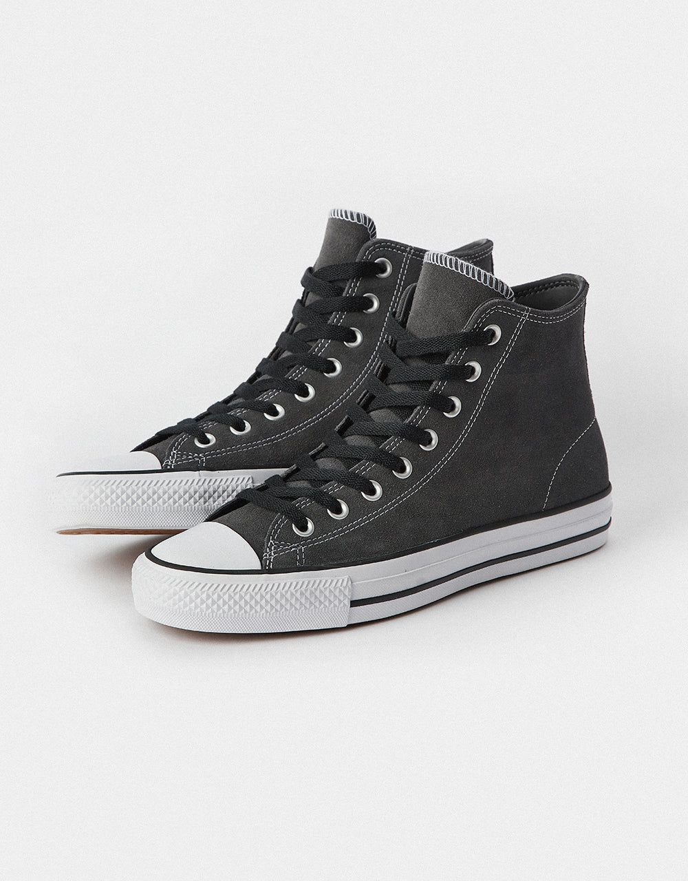 Converse Chuck Taylor All Star Pro Suede High Skate Shoes - Dark Matter/Black/White