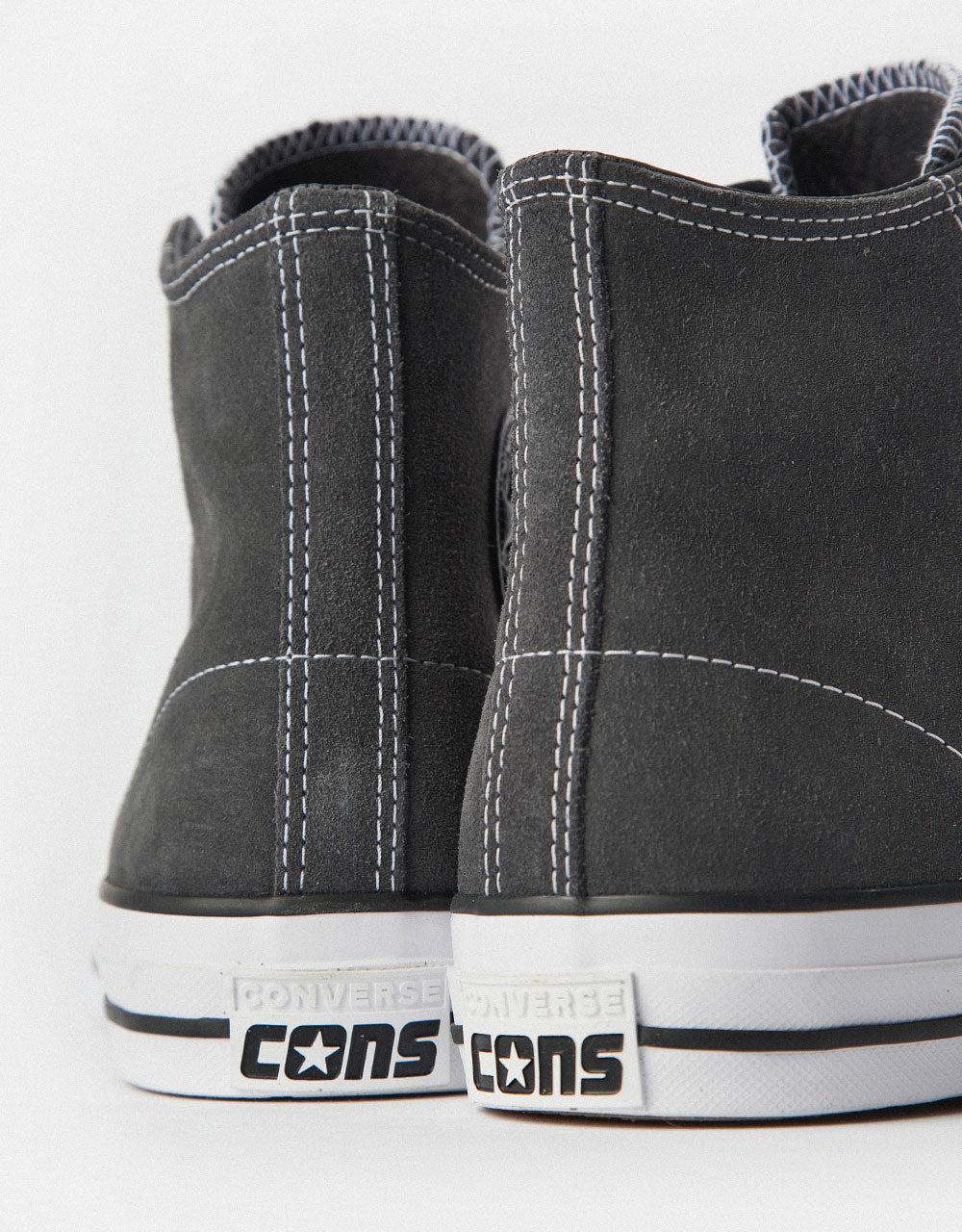 Converse Chuck Taylor All Star Pro Suede High Skate Shoes - Dark Matter/Black/White