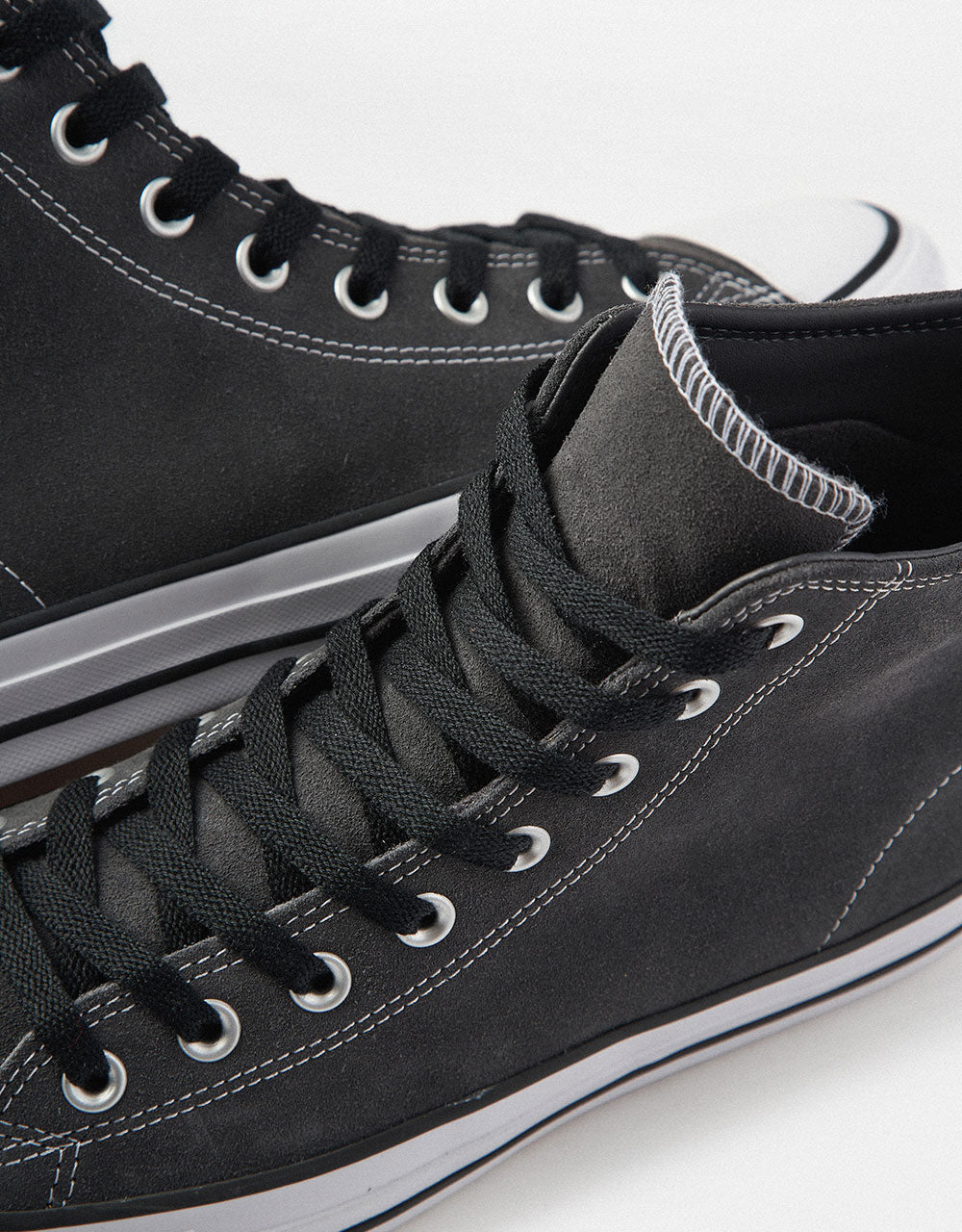 Converse Chuck Taylor All Star Pro Suede High Skate Shoes - Dark Matter/Black/White