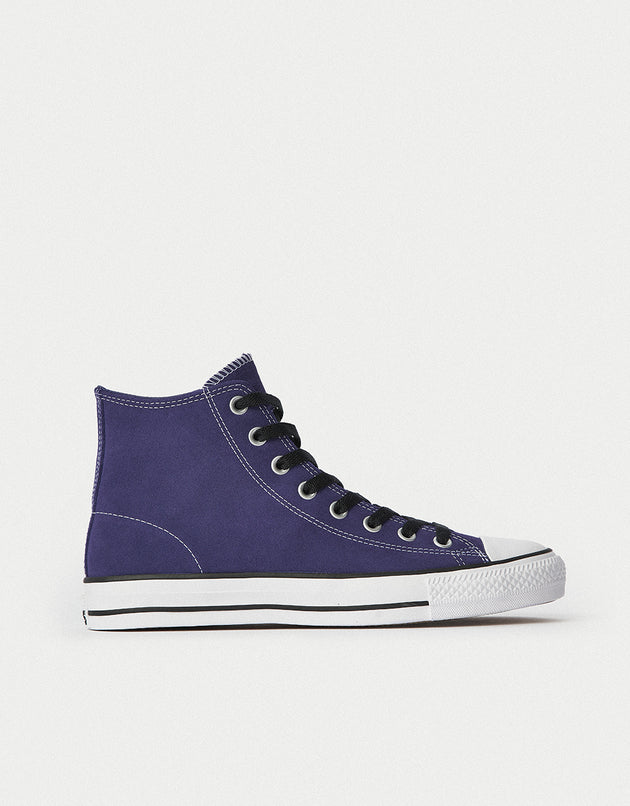 Converse Chuck Taylor All Star Pro Suede High Skate Shoes - Fresh Blueberry/Black/White