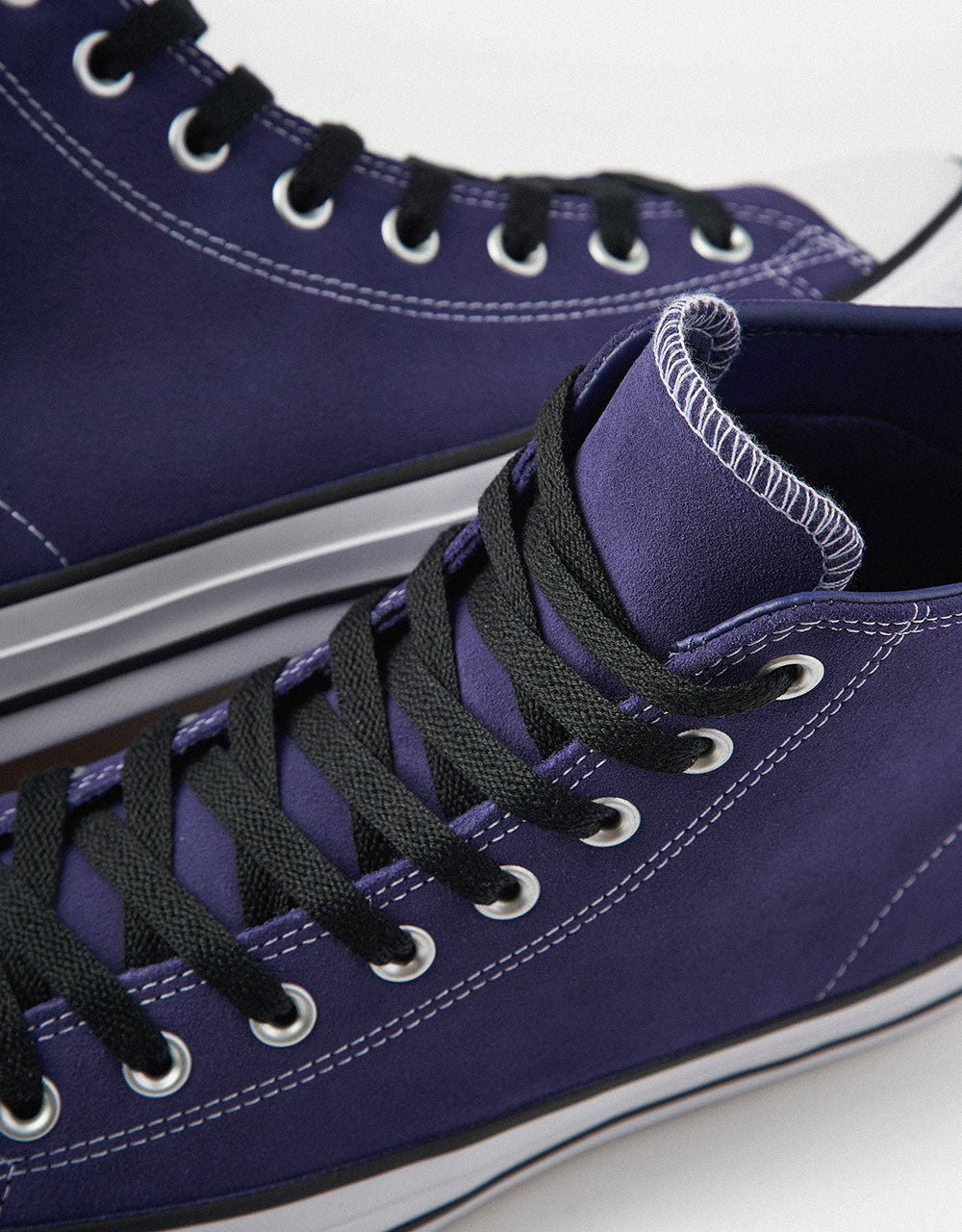 Converse Chuck Taylor All Star Pro Suede High Skate Shoes - Fresh Blueberry/Black/White