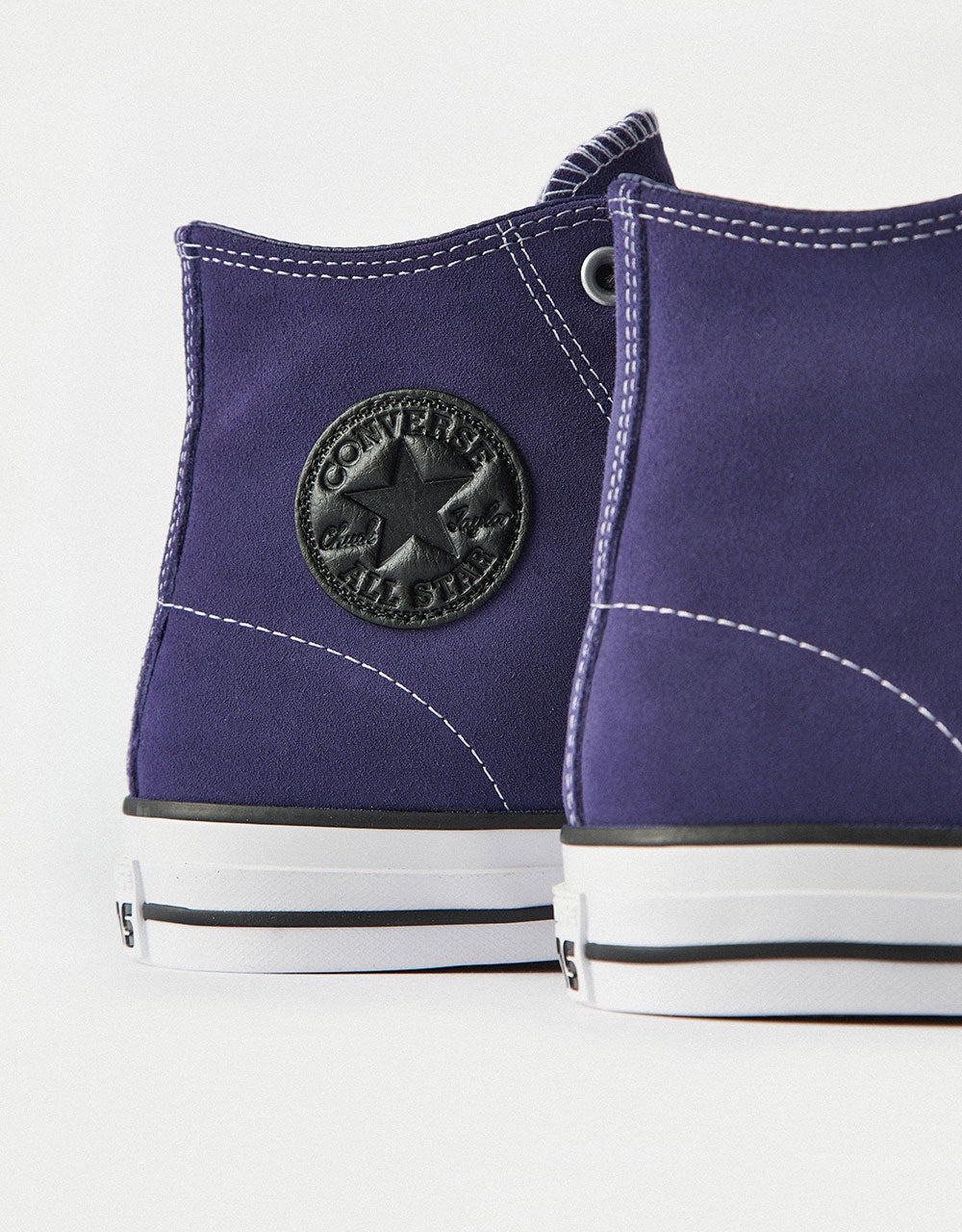 Converse Chuck Taylor All Star Pro Suede High Skate Shoes - Fresh Blueberry/Black/White