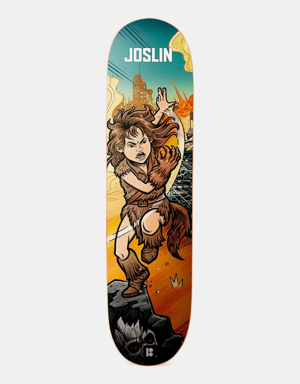 Plan B Joslin Supercharged 'Mad Max' Skateboard Deck - 8.375"