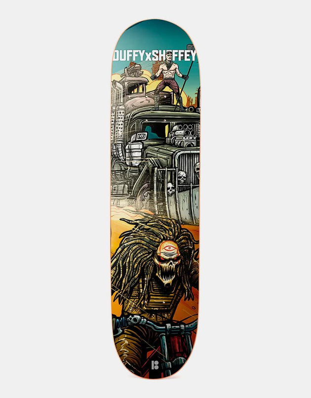 Plan B Duffy x Sheffey Supercharged 'Mad Max' Skateboard Deck - 8.25"