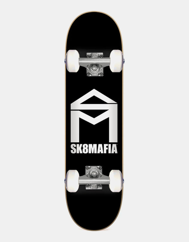 Sk8Mafia House Logo BW Micro Complete Skateboard - 6"