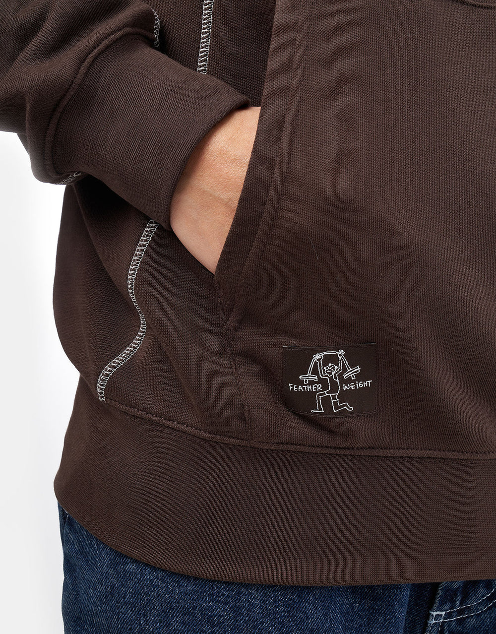 adidas Shmoo Pullover Hoodie - Dark Brown/White