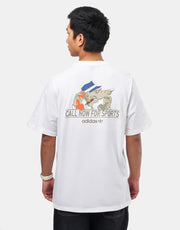 adidas Call Sports T-Shirt - White