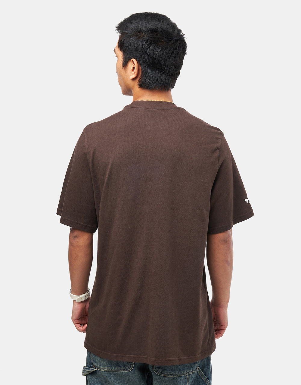 adidas Shmoo G T-Shirt - Dark Brown/White