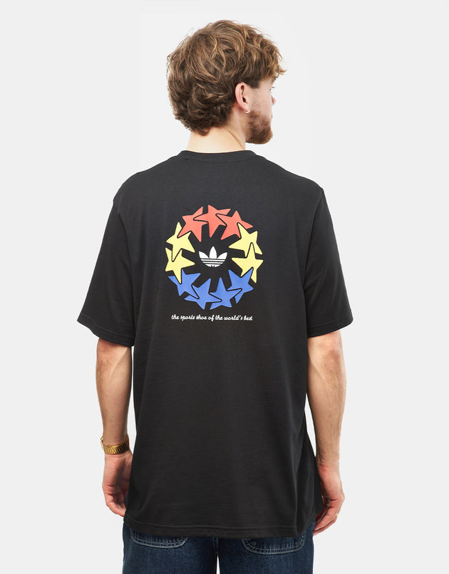 adidas Star Wheel T-Shirt - Black