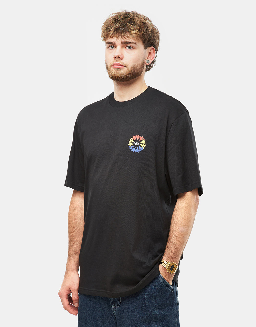 adidas Star Wheel T-Shirt - Black