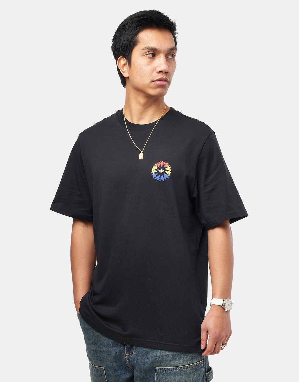 adidas Star Wheel T-Shirt - Black