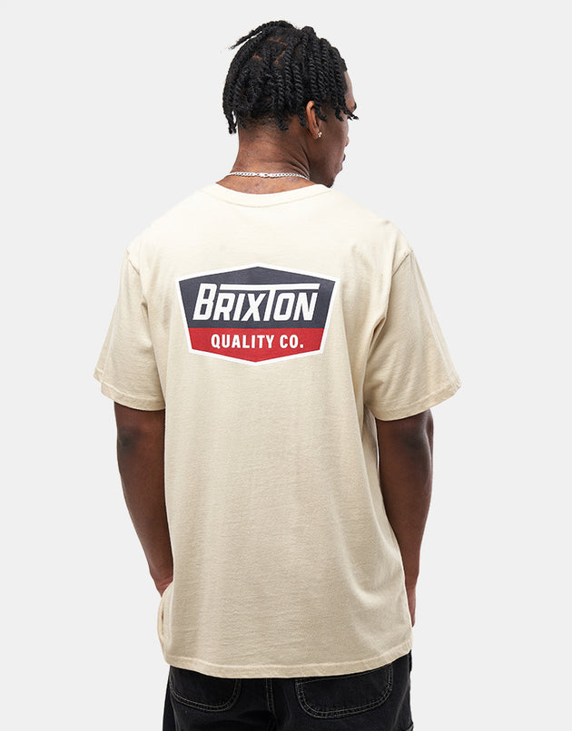 Brixton Regal T-Shirt - Cream/Navy