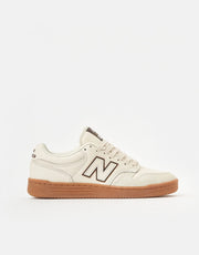 New Balance Numeric 480 Andrew Reynolds Skate Shoes - Sea Salt/Brown