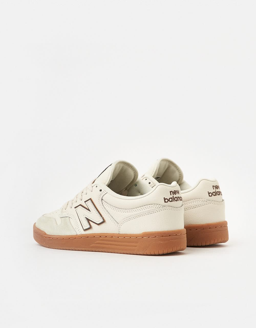 New Balance Numeric 480 Andrew Reynolds Skate Shoes - Sea Salt/Brown