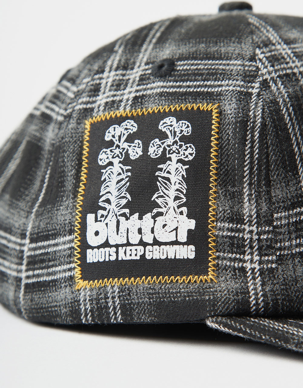 Butter Goods Melody 6 Panel Cap - Black/White