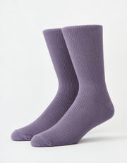 Butter Goods Pigment Dye Socks - Washed Mulberry