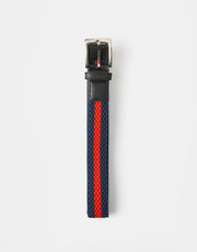 Butter Goods Braided Belt - Navy/Red