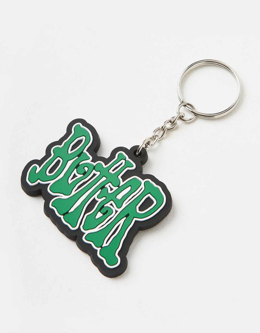 Butter Goods Tour Rubber Key Chain - Green/White