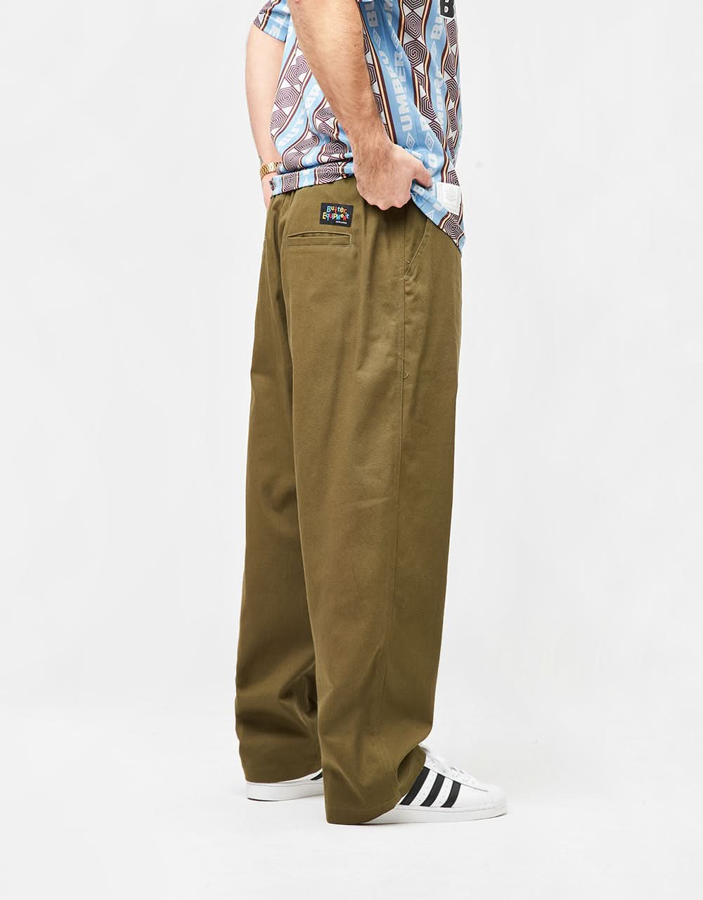 Butter Goods Wide Leg Pant - Army