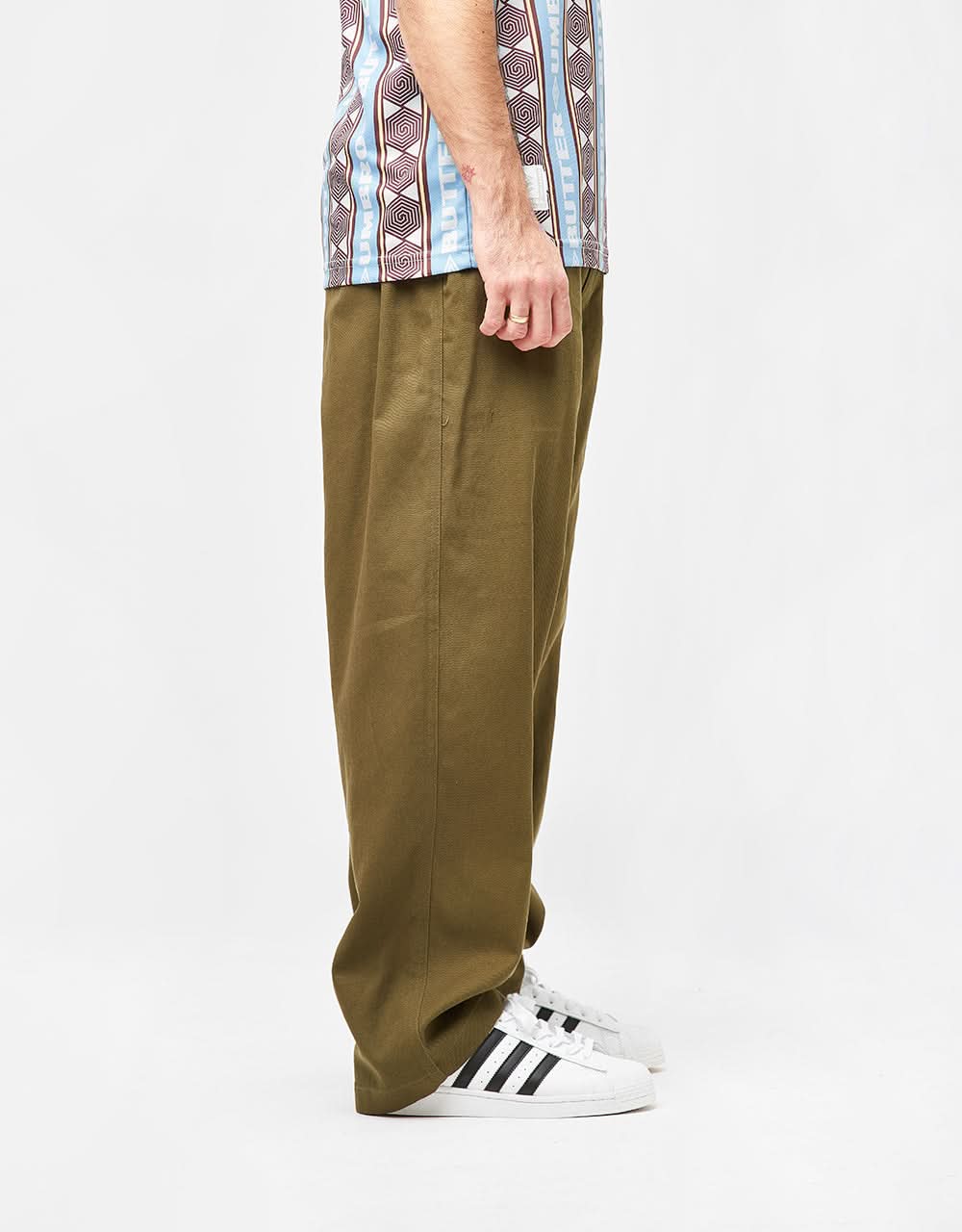 Butter Goods Wide Leg Pant - Army