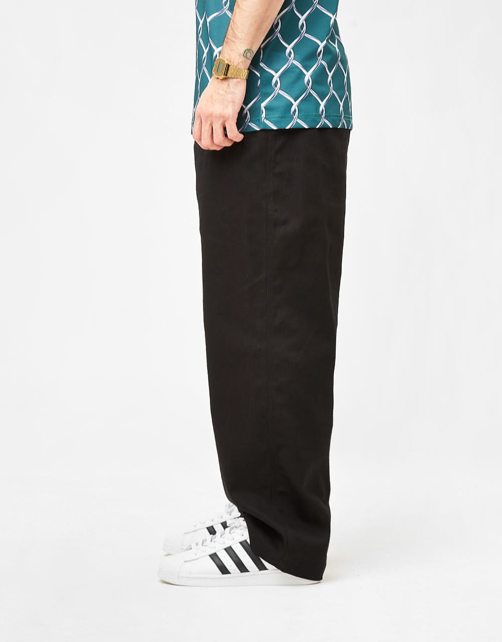 Butter Goods Wide Leg Pant - Black