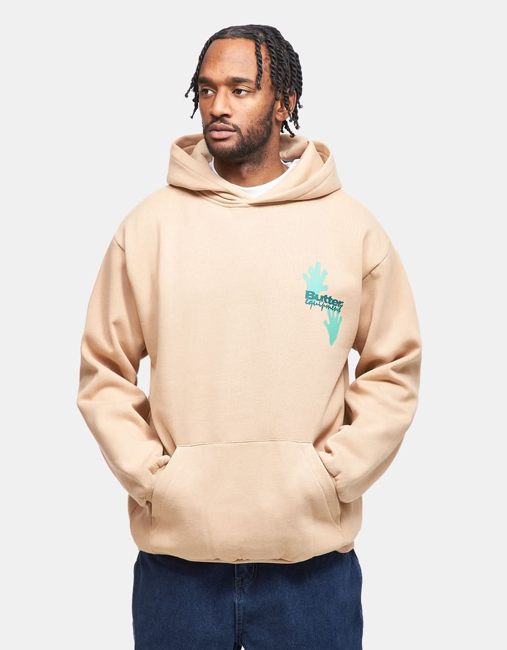 Butter Goods Amphibian Pullover Hoodie - Tan