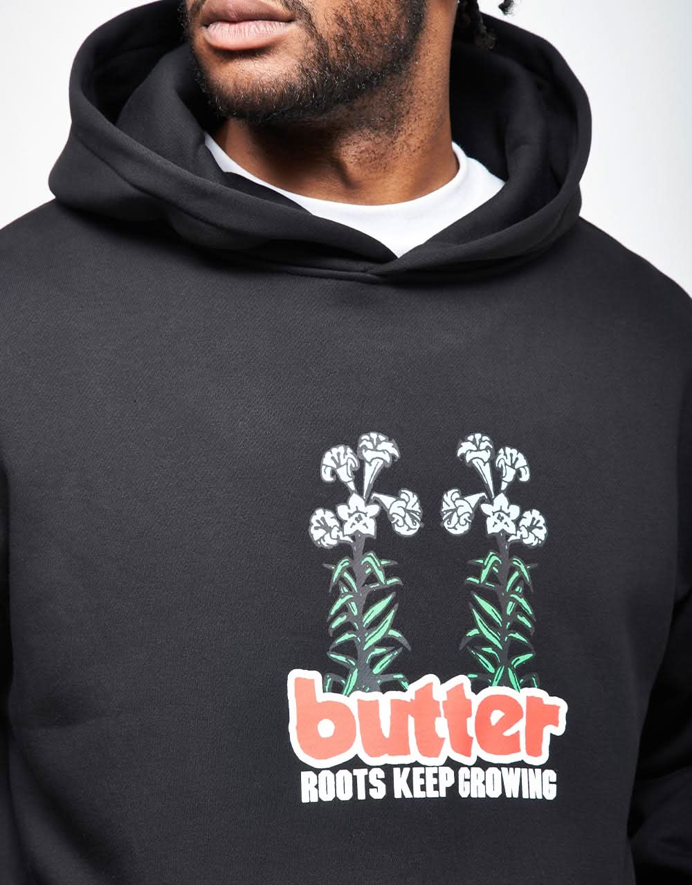 Butter Goods Roots Pullover Hoodie - Black