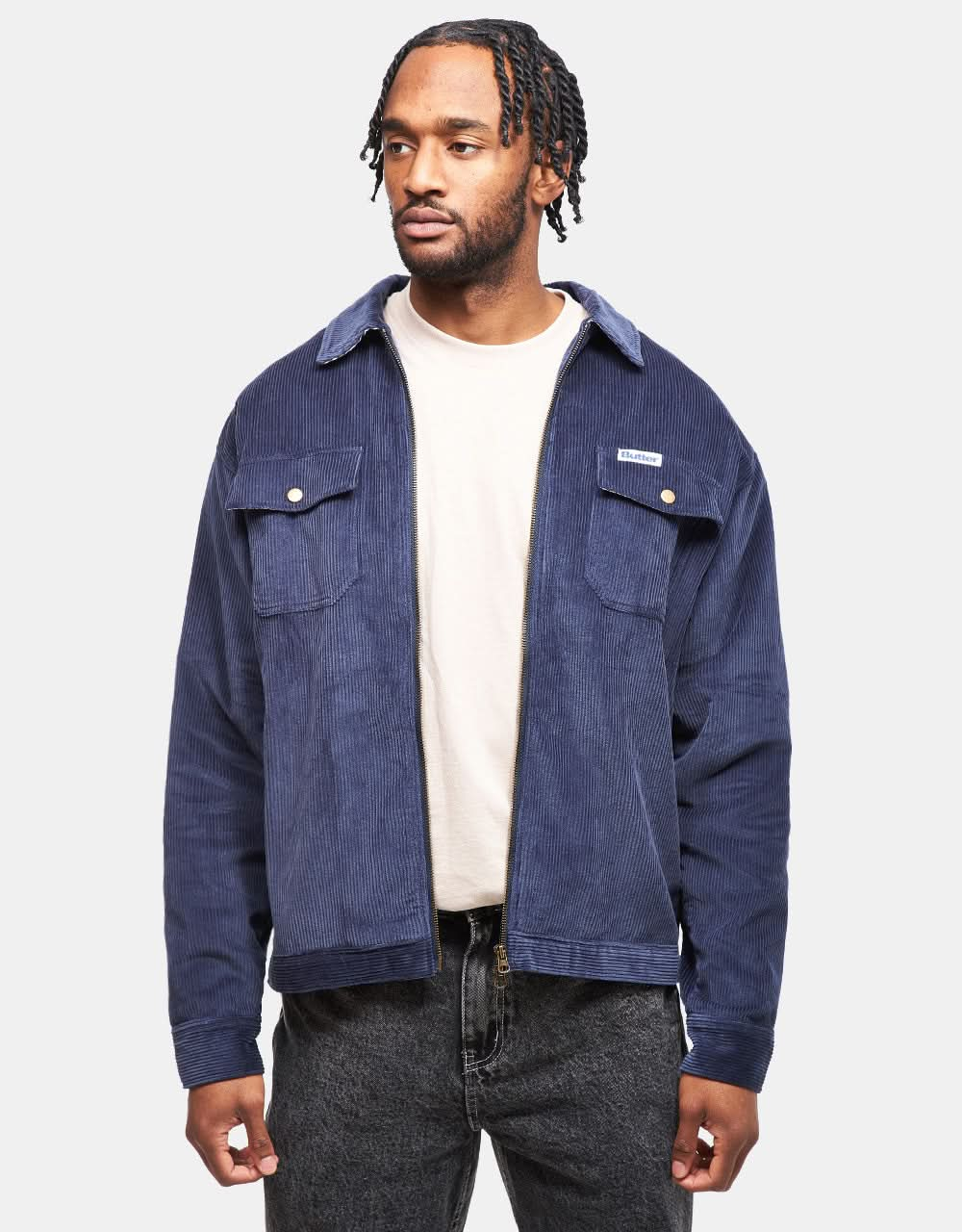 Butter Goods Corduroy Club Jacket - Navy