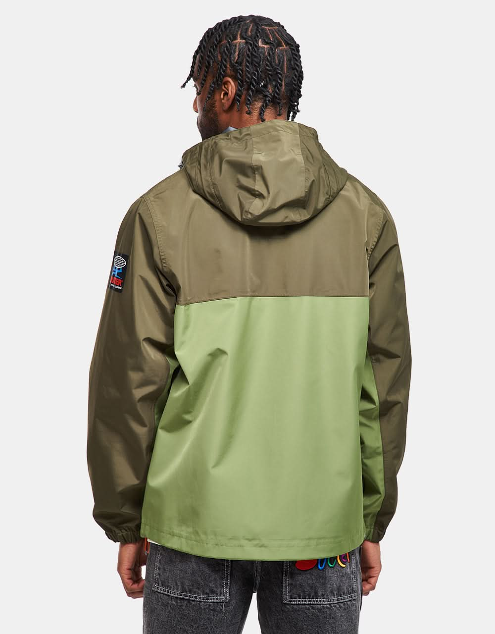 Butter Goods T-Rain Jacket - Army/Olive